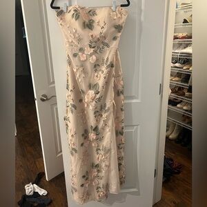 Jenny Yoo Pink Sweetheart Maxi Gown for Weddings